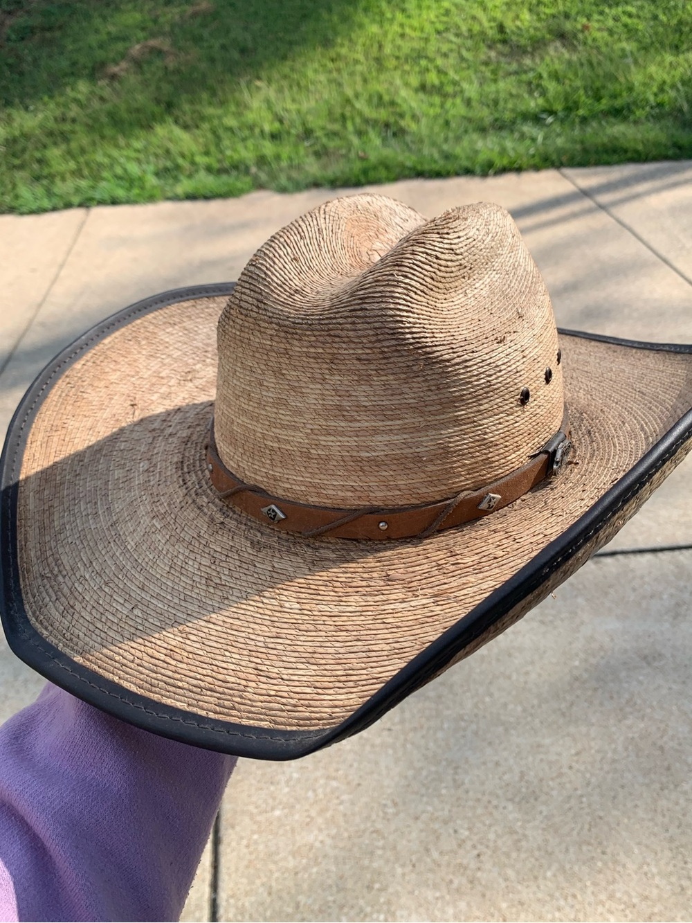 Justin Cowboy Hat Straw Size 7